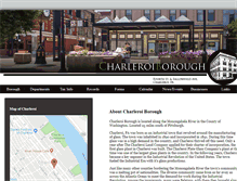 Tablet Screenshot of charleroiboro.org